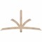 Ekena Millwork Davenport Smooth Timber Gable Bracket, Douglas Fir, 72"W x 36"H x 1 1/2"D x 3 1/2"F, 12/12 Pitch GBW072X36X0204DAV00SDF - alternate 1